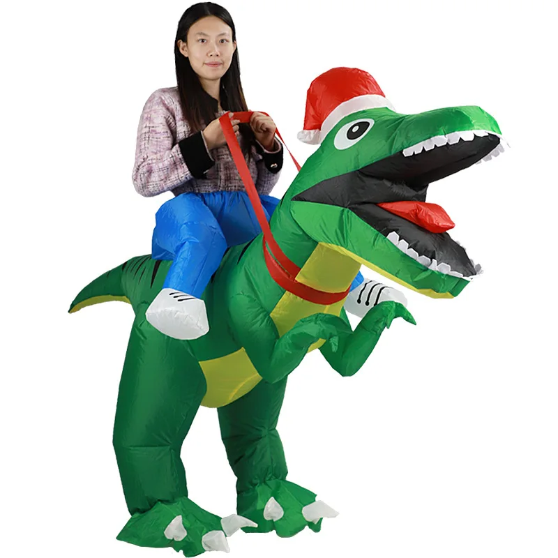 Inflatable Dinosaur Costume Adult - Tyrannosaurus Rex Christmas Inflatable Costume Dinosaur
