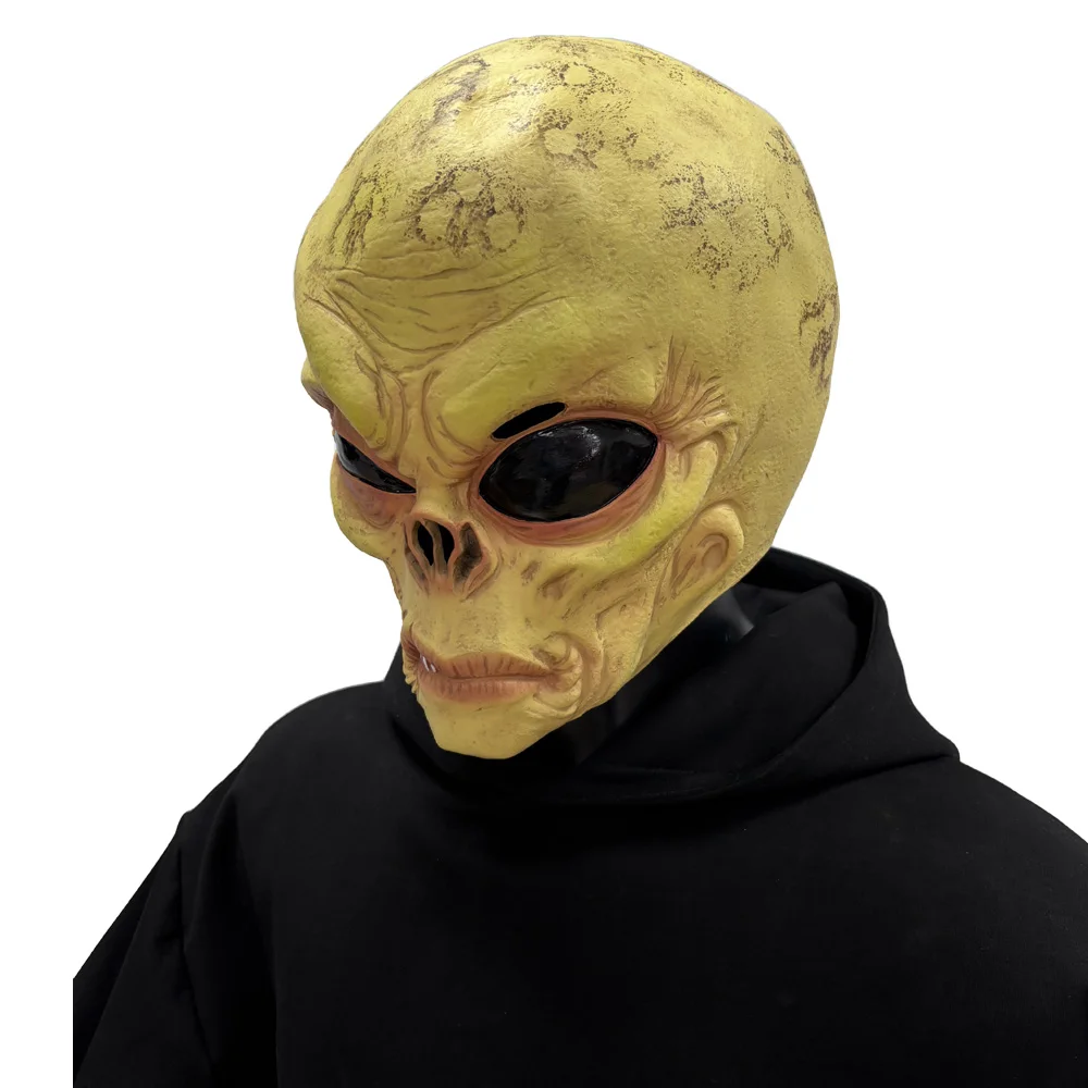Funny Alien Skull Mask Cosplay - огляд і ціна Latex Alien Mask Realistic