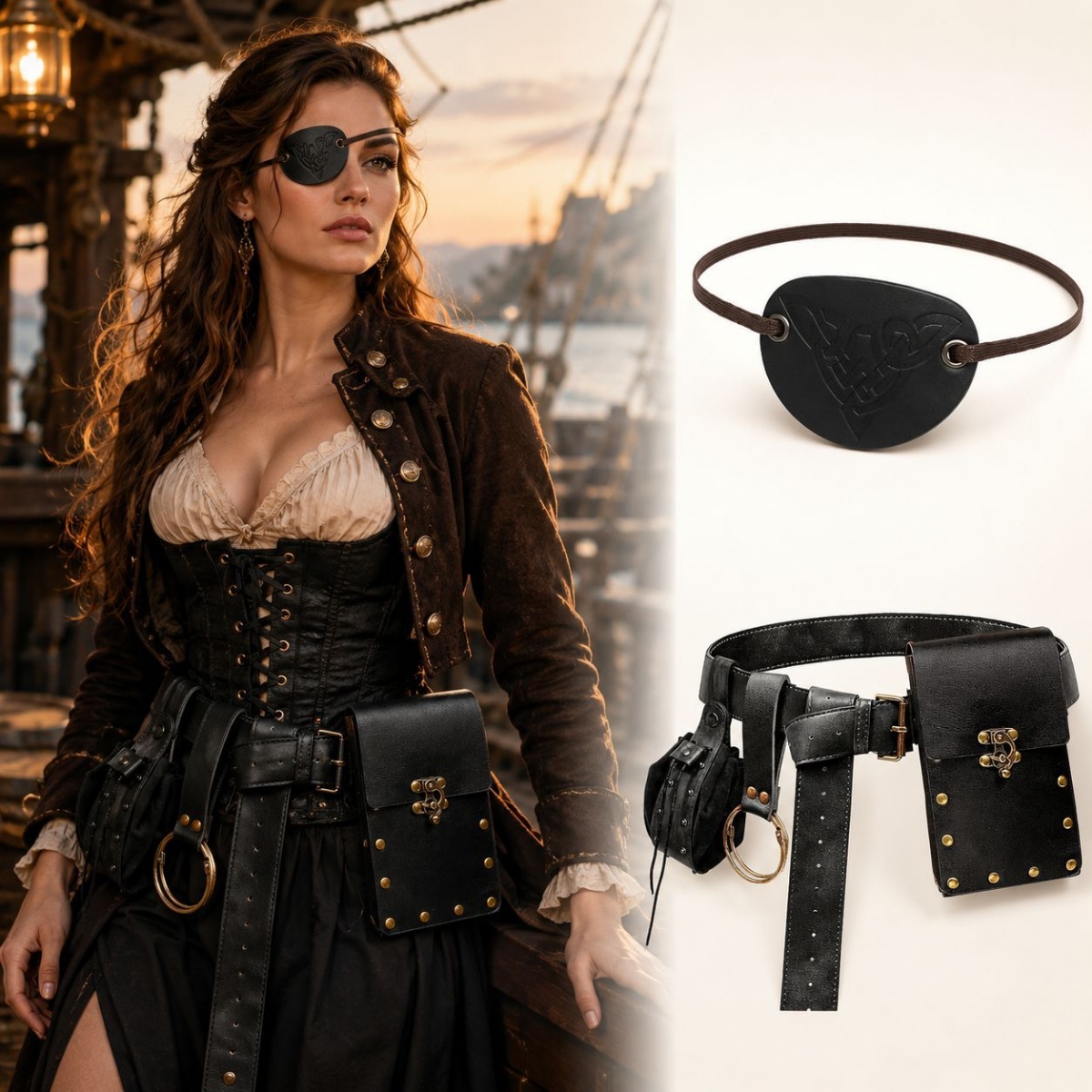 Medieval Retro Belts, Pouches, - огляд і ціна Costumes
