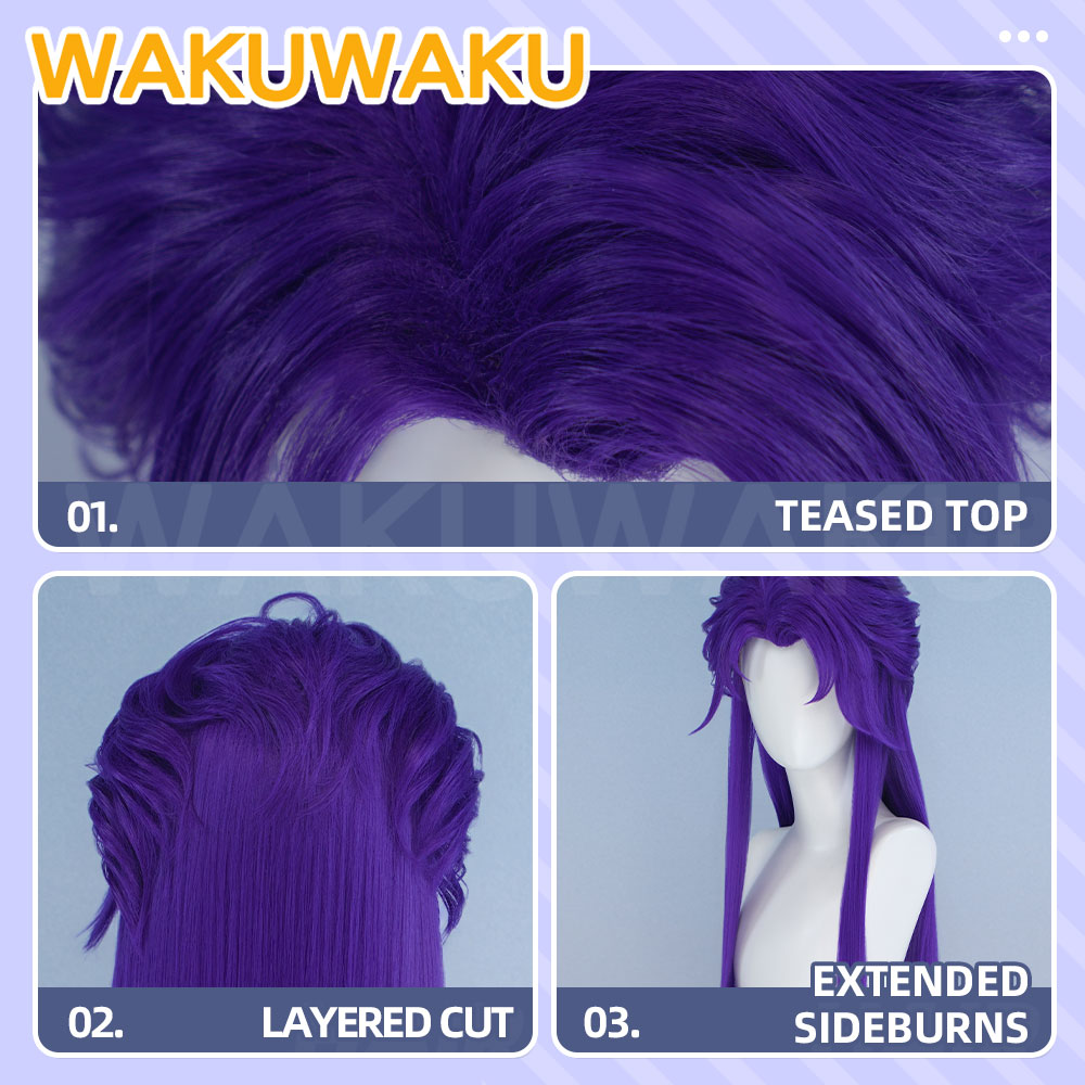 IN STOCK Jester Cosplay Wig Ga - огляд і ціна Anime Cosplay Wig Heat Resistant
