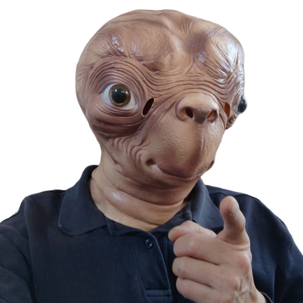 Realistic ET Alien Latex Mask  - огляд і ціна Latex Alien Mask Realistic