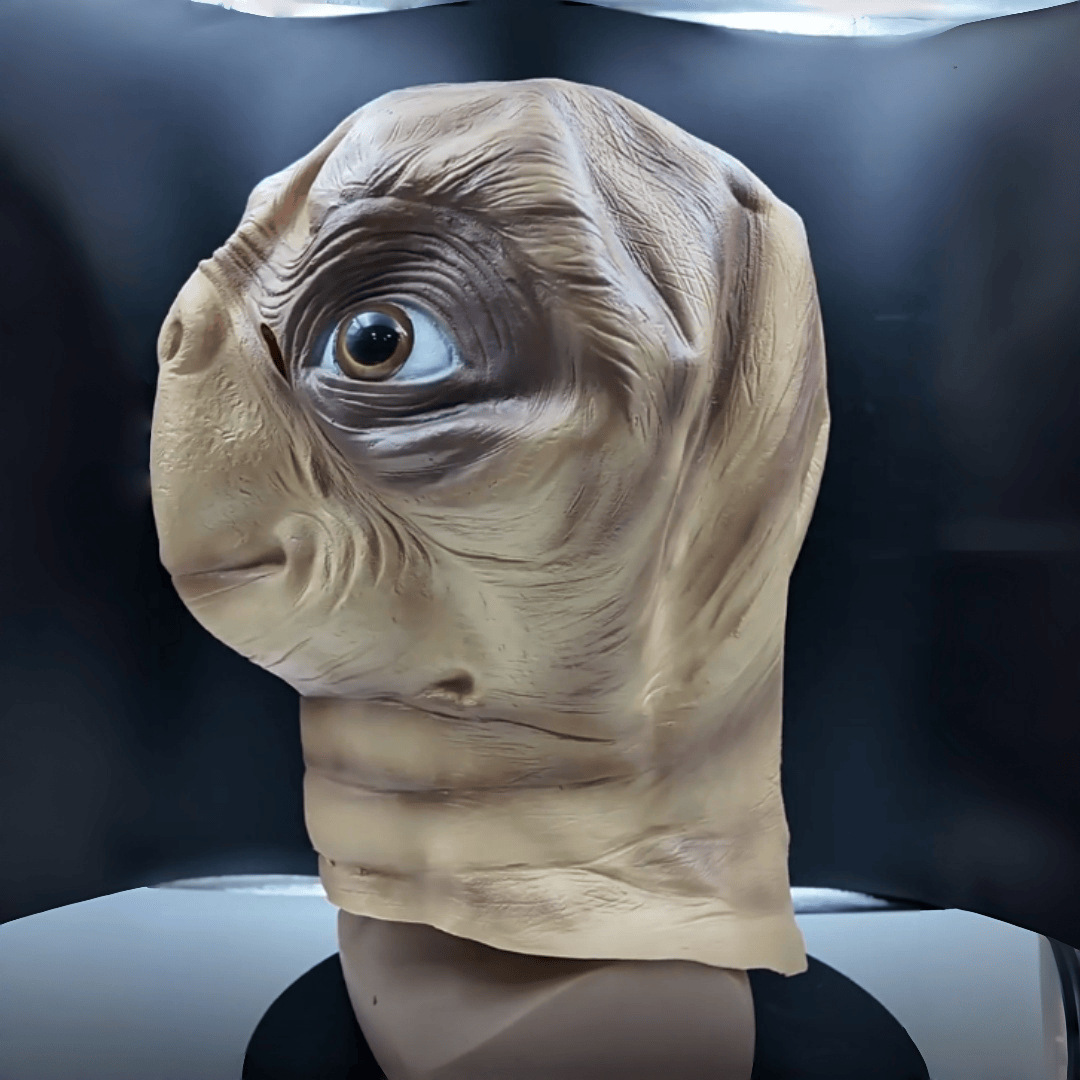 Realistic ET Alien Latex Mask  - огляд і ціна Latex Alien Mask Realistic
