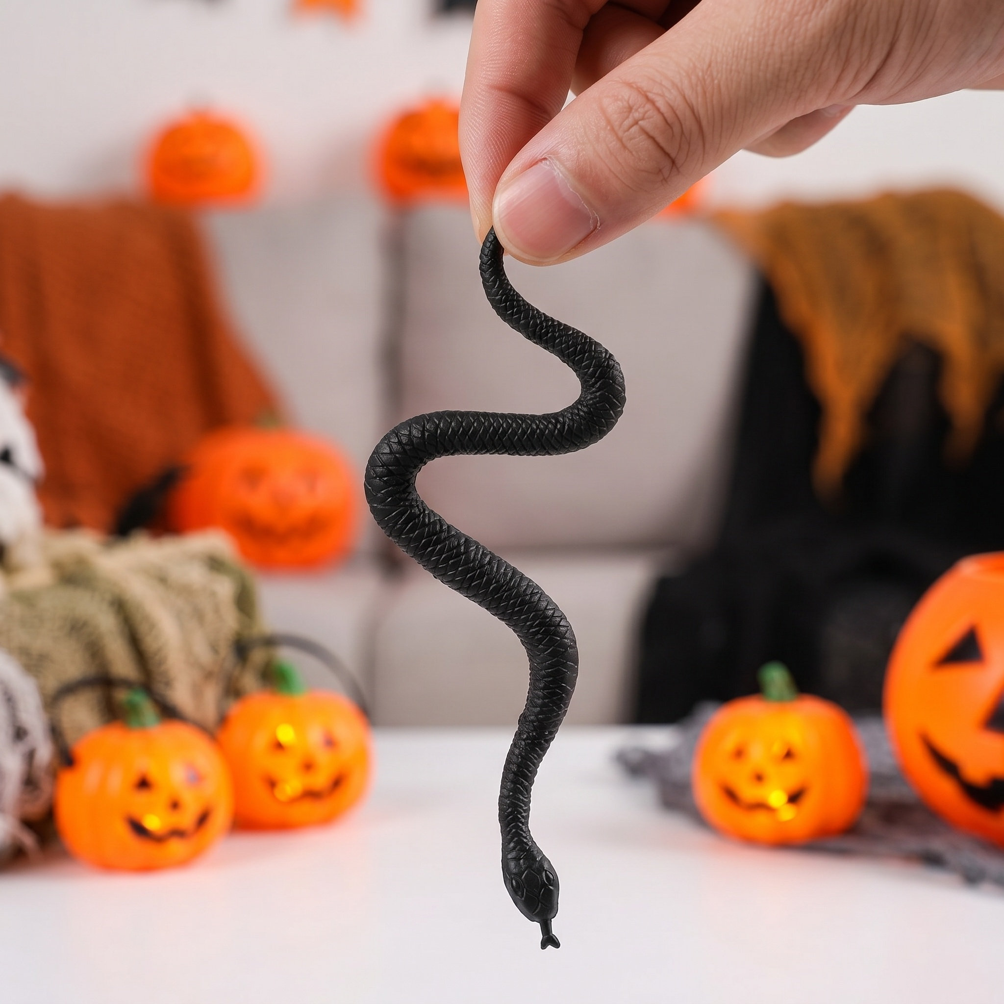 100pcs Realistic Scary Snake P - огляд і ціна Prank Toys