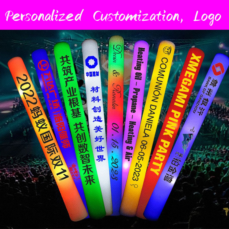 30 LED Luminous Foam Sticks Pe - огляд і ціна Flashing Led Foam Sticks Party