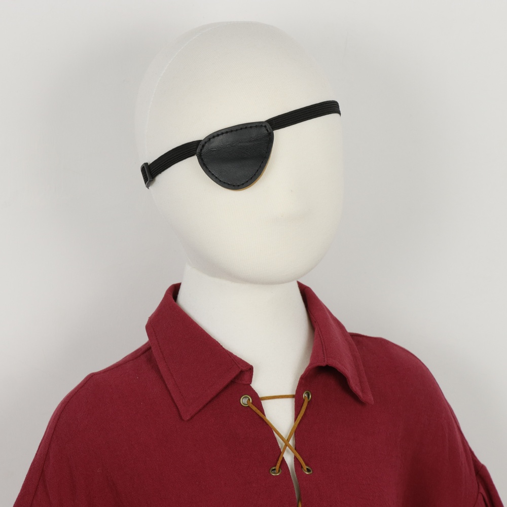 Black PU Leather Pirate Eyepat - огляд і ціна Costumes